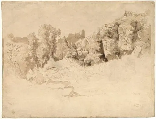 Rock Formations near Olevano