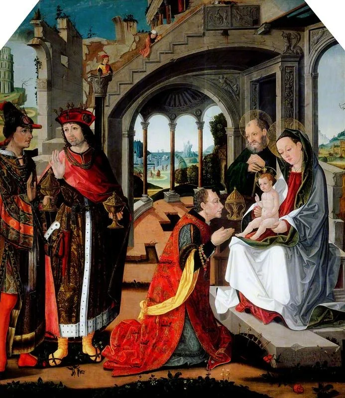 The Adoration of the Magi, by Francisco de Osona, oil, 1509