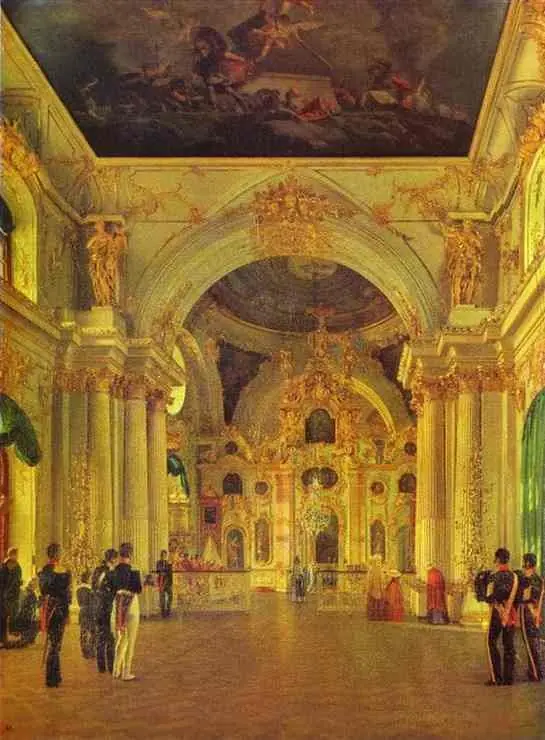The Interior of the Great Church of the Winter Palace