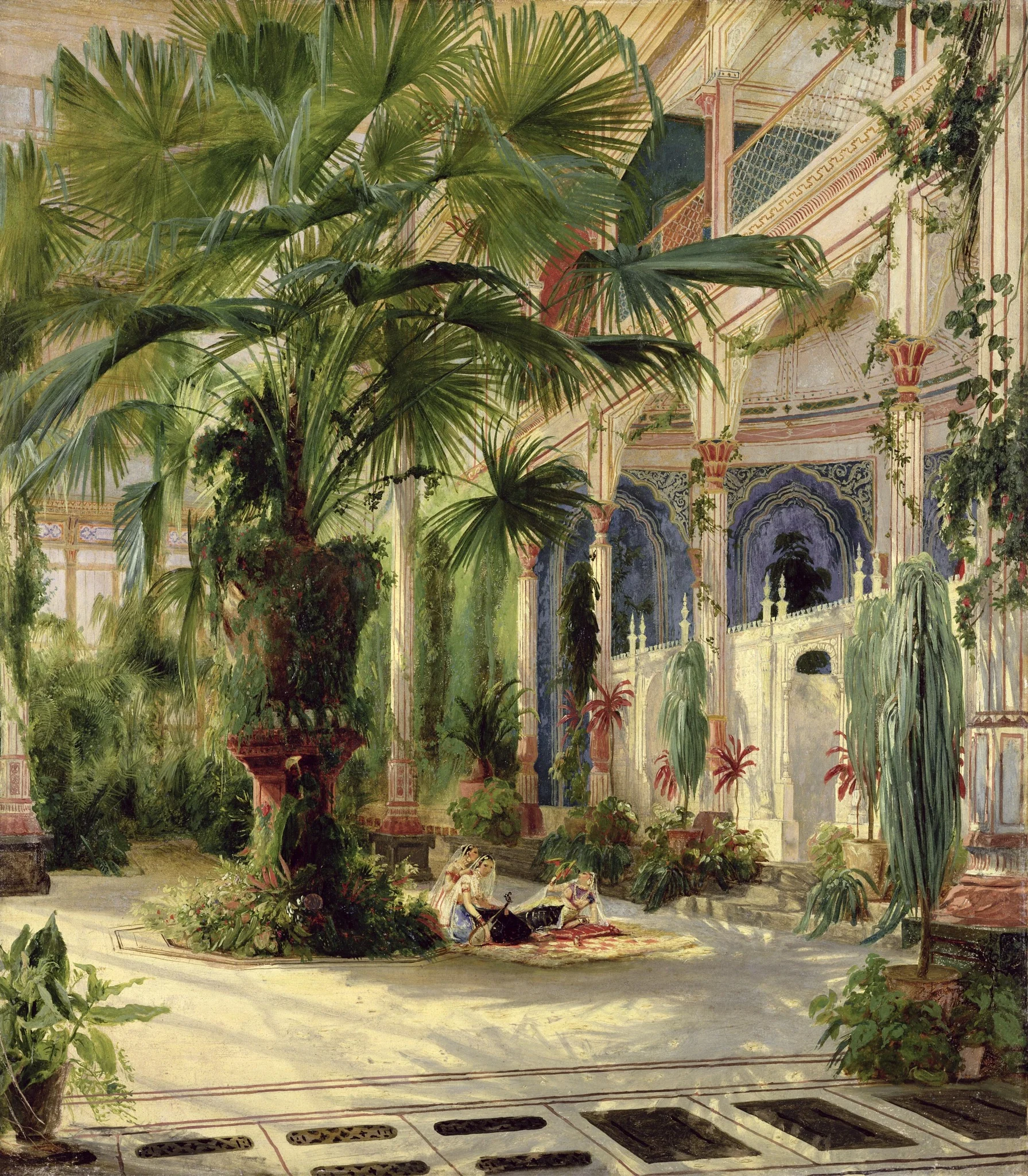 Inside the Palm House on the Pfaueninsel near Potsdam