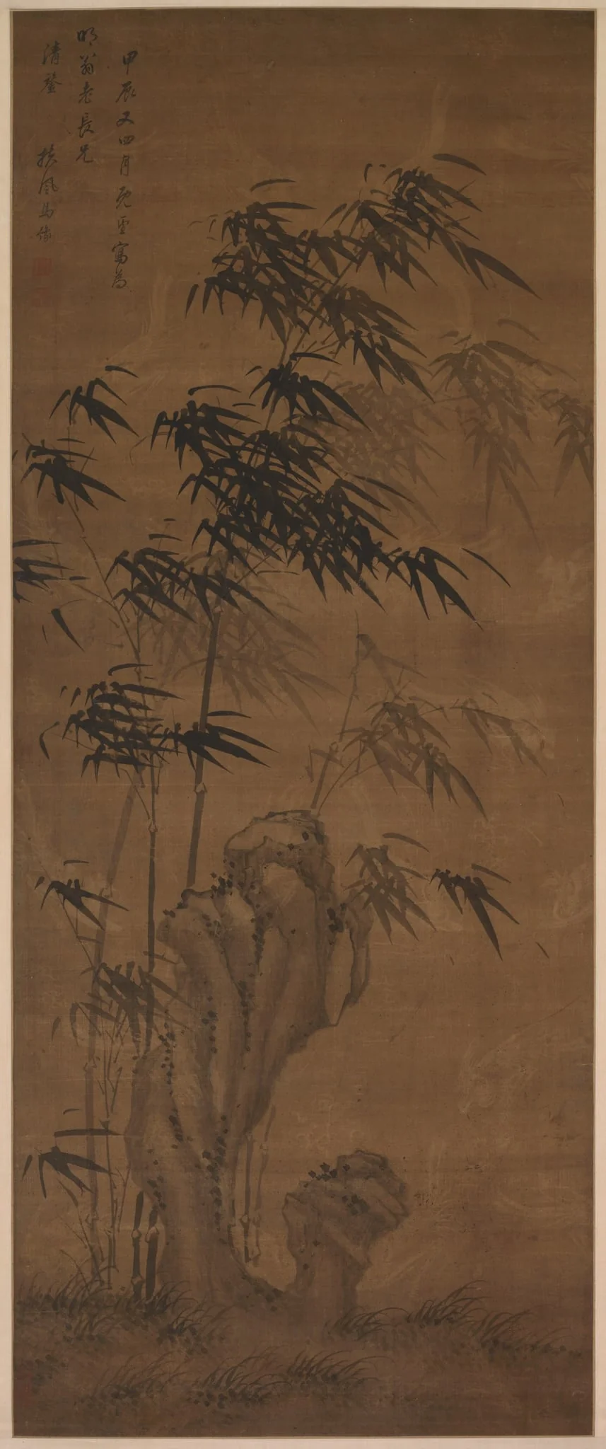 Bamboo in the Wind, by Ma Yu, unspecified, 1724