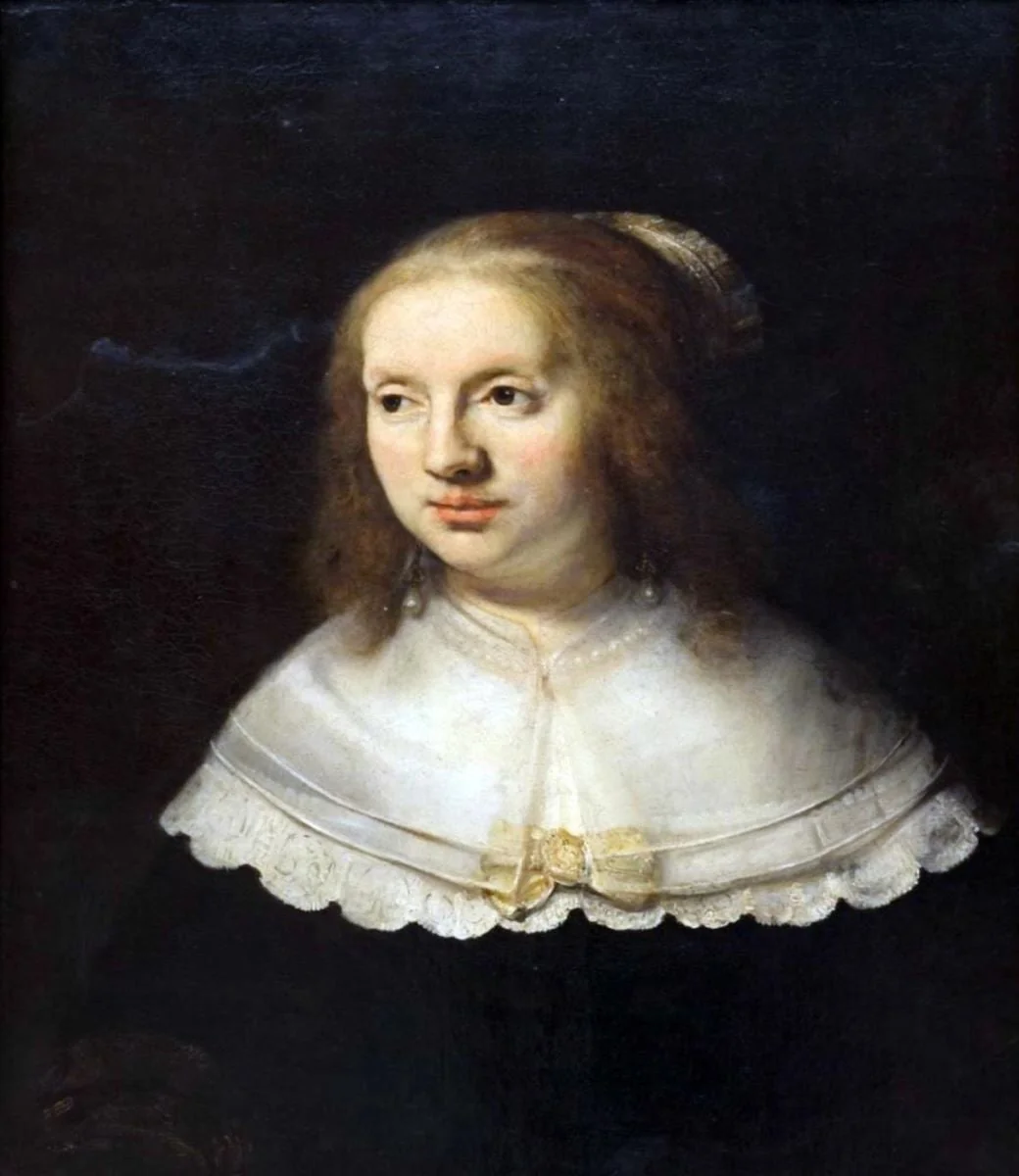 Portret de femeie, by Harmensz van Rijn Rembrandt, 1647