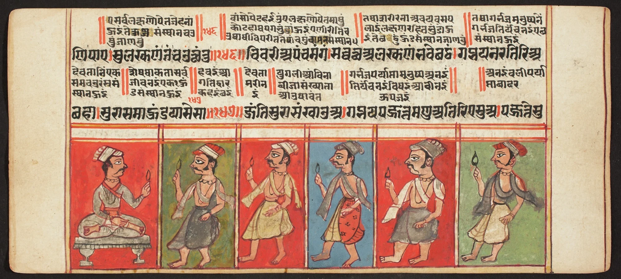 Tantric Manuscript, "Sangrahani Sutra", by Unknown, unspecified