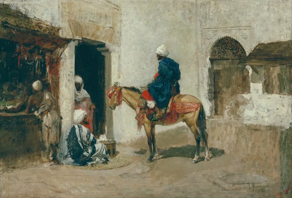 Sketch for 'Arab Café'