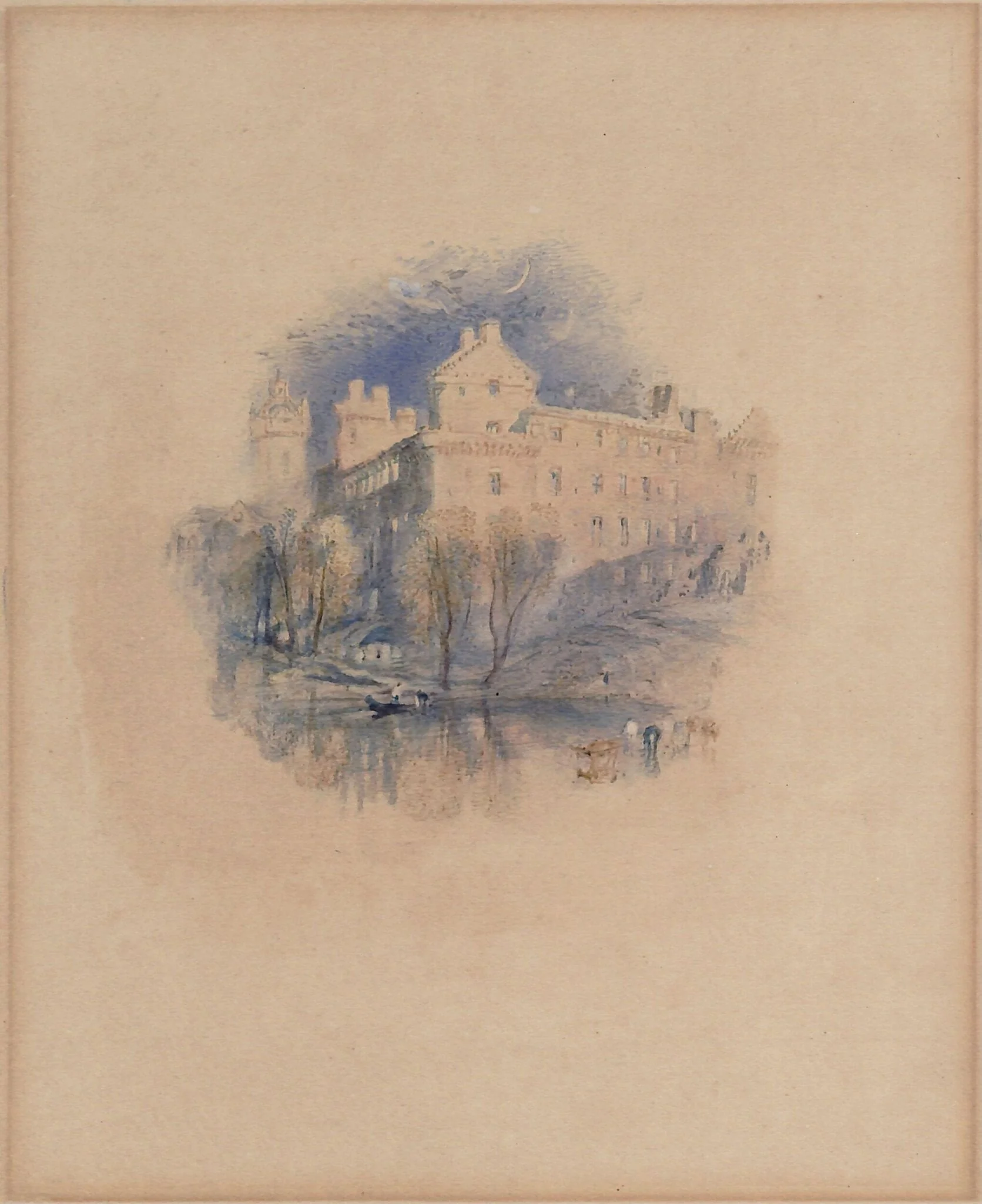 Vignette: Linlithgow Palace by Moonlight