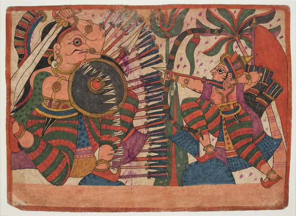 Scene from the Ramayana