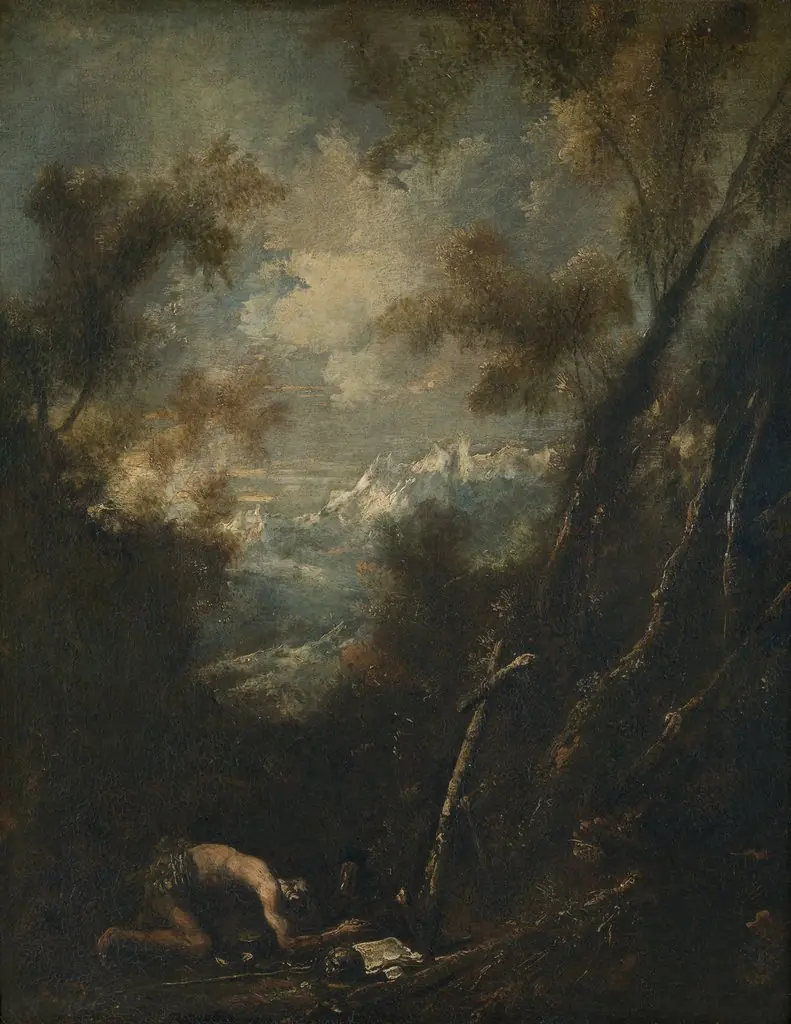Saint Jerome in a Landscape