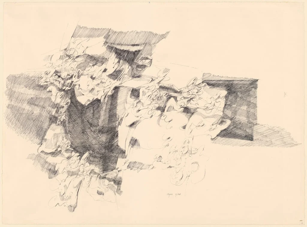 Untitled, by William Majors, ink, 1963