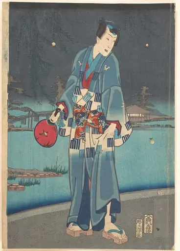 今様源氏紫絹蛍遊び|Modern Genji – Firefly Viewing (Imayō genji shiken hotaru asobi)
