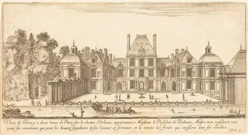 Veue de Berny a deux lieues de Paris sur le chemin d'Orléans