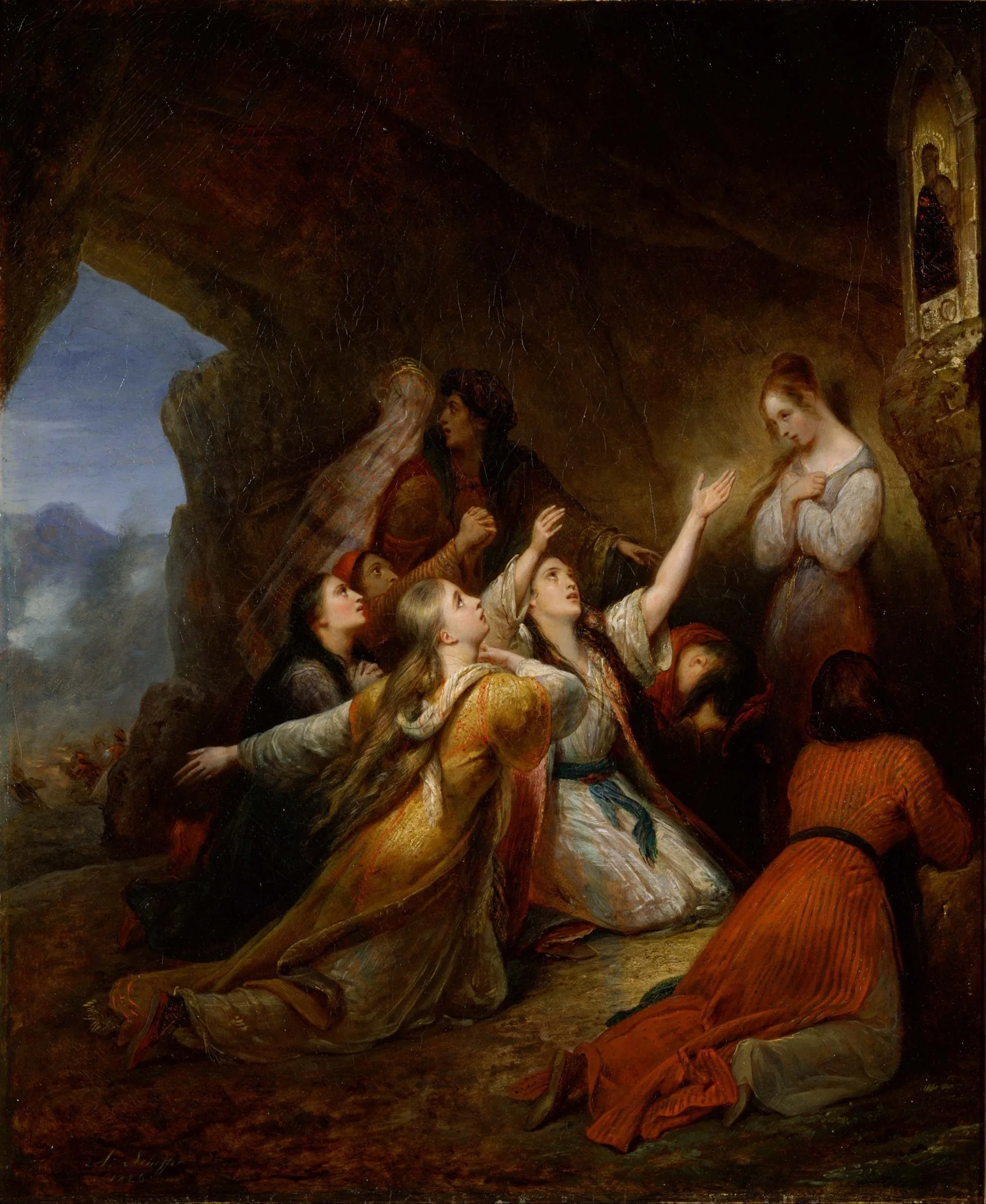 Greek Women Plead for the Virgin's Help