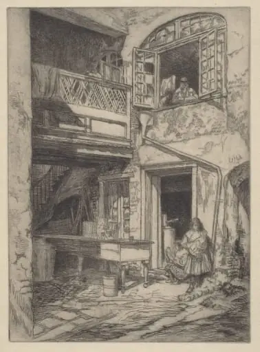 An Old Courtyard (New Orleans)