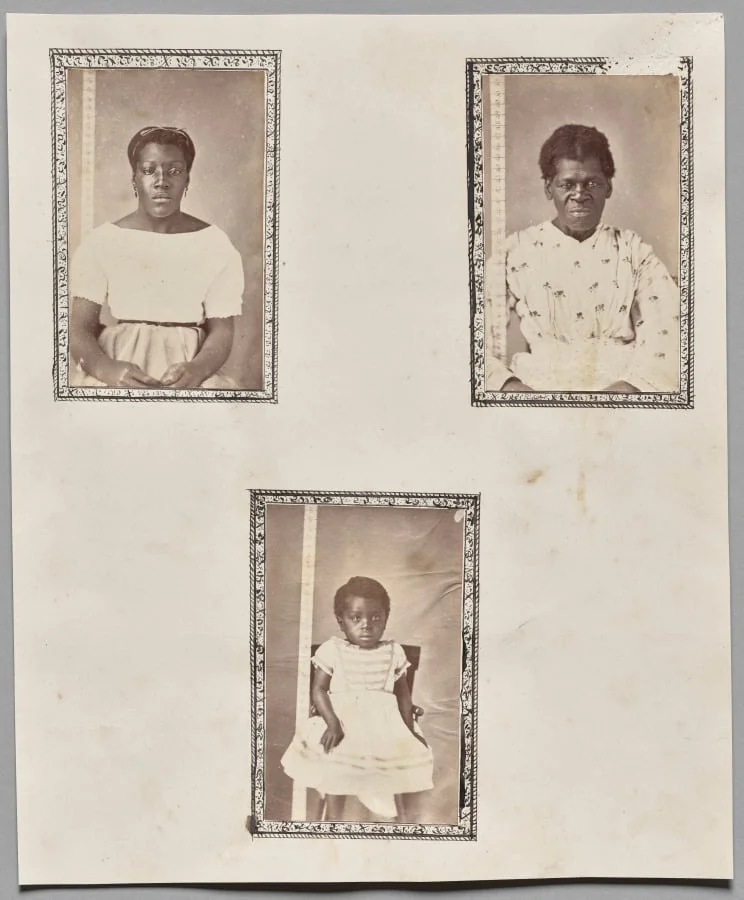 Untitled (West Indian Women Being Measured), by Unknown, 1864