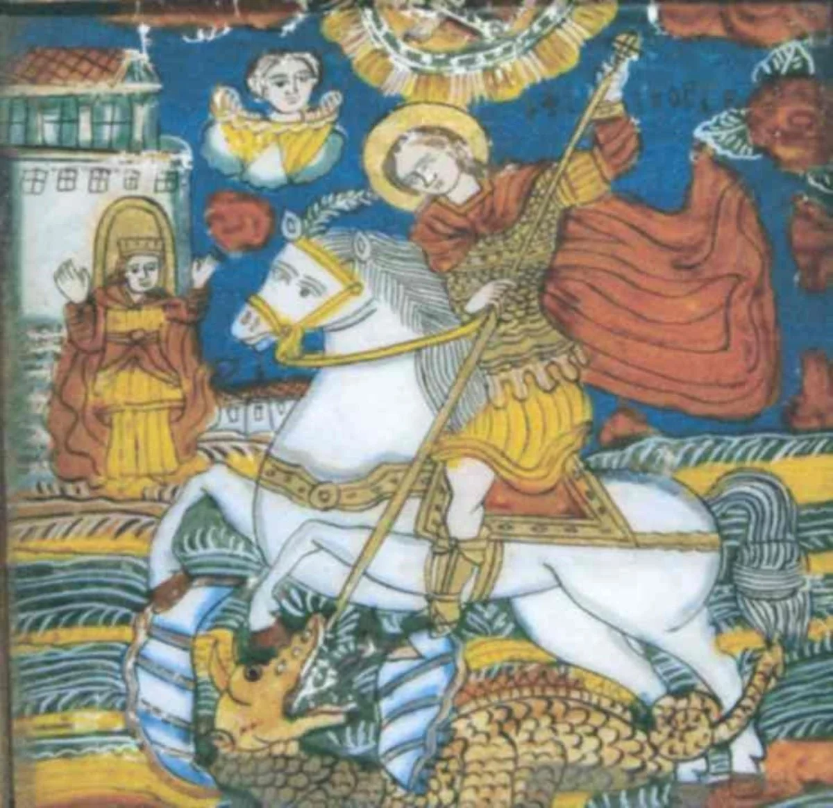Arhanghelii Mihail și Gavril, by Unknown, 1905