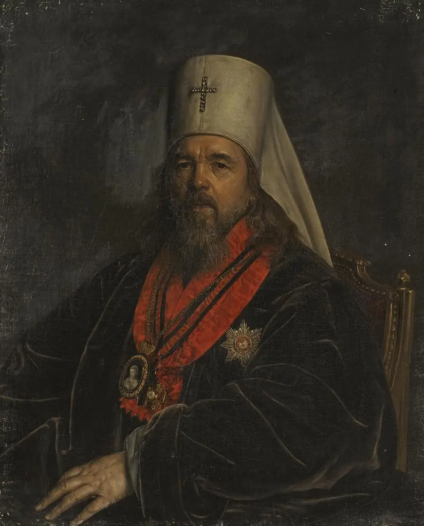 Portrait of Metropolitan Seraphim, whose secular name was Stefan Vasilievich Glagolevsky