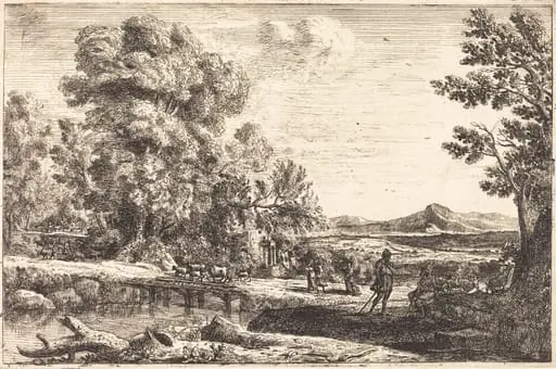 Rebecca and Eliezer (Le pont de bois)