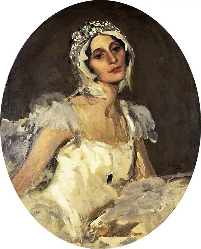 Anna Pavlova (1881–1931), as 'The Dying Swan'