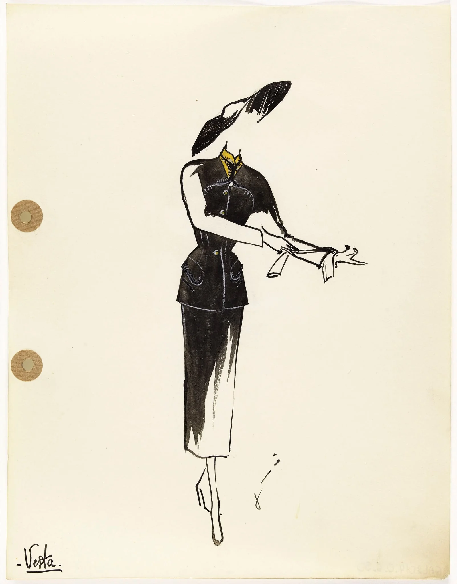 'Vesta', by Carven, 1949