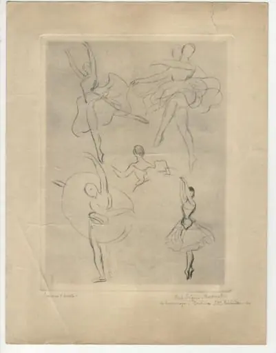 Five ballet dancers