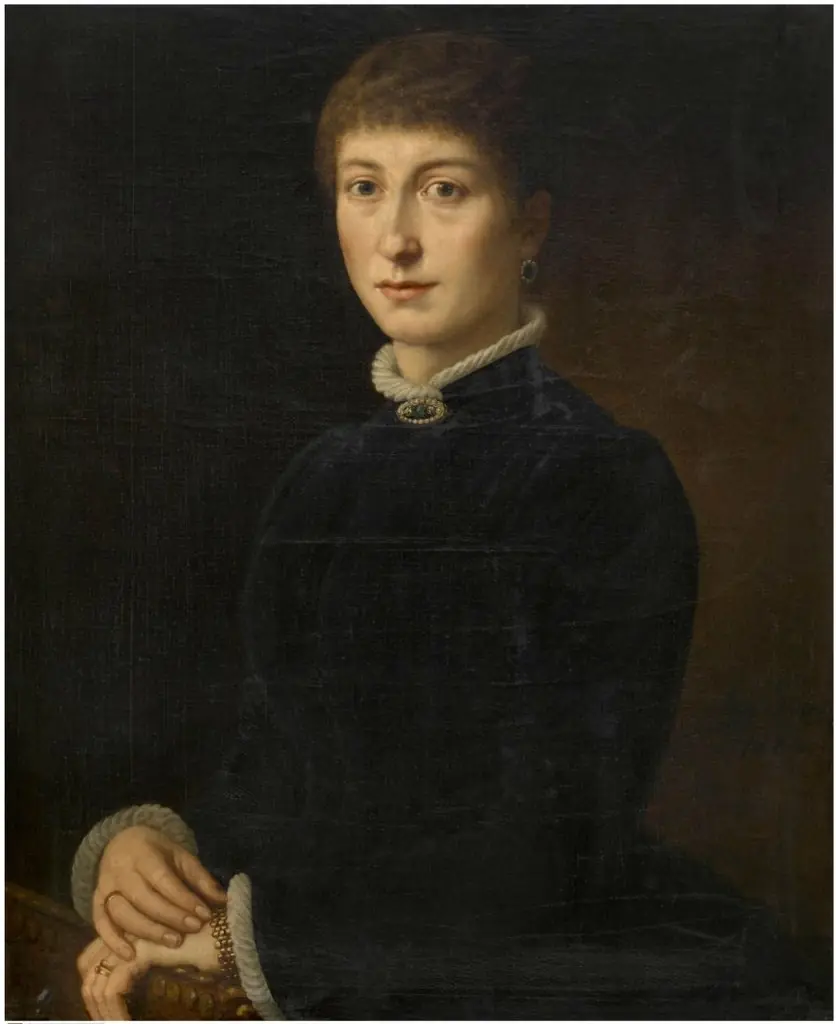 Portrait of Mrs Van Soom