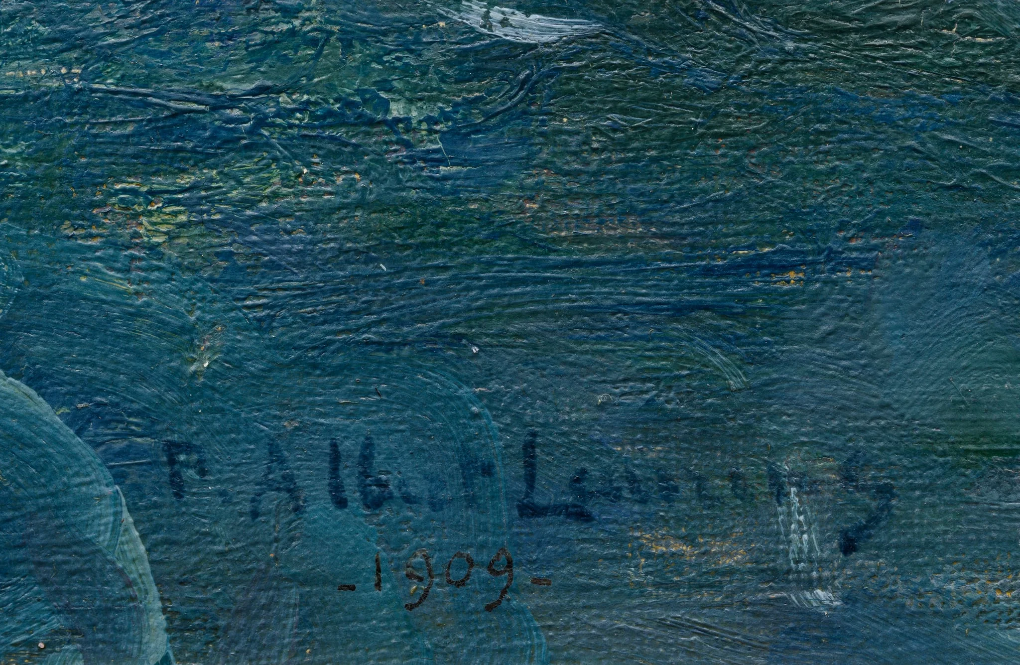 La scăldat în parc, by Paul-Albert Laurens, unspecified, 1909