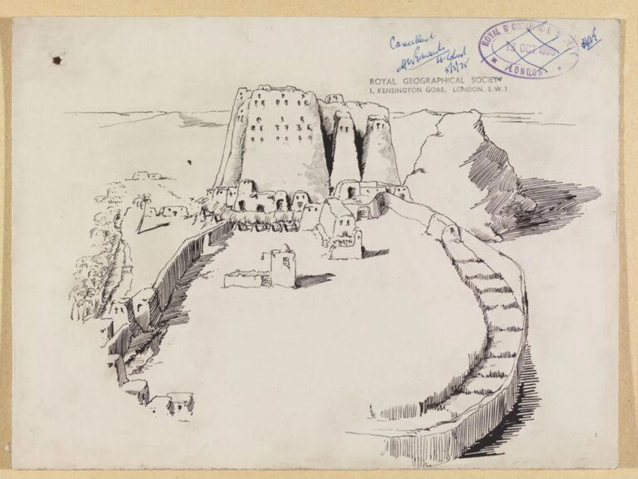 Date-drying yard at Siwa