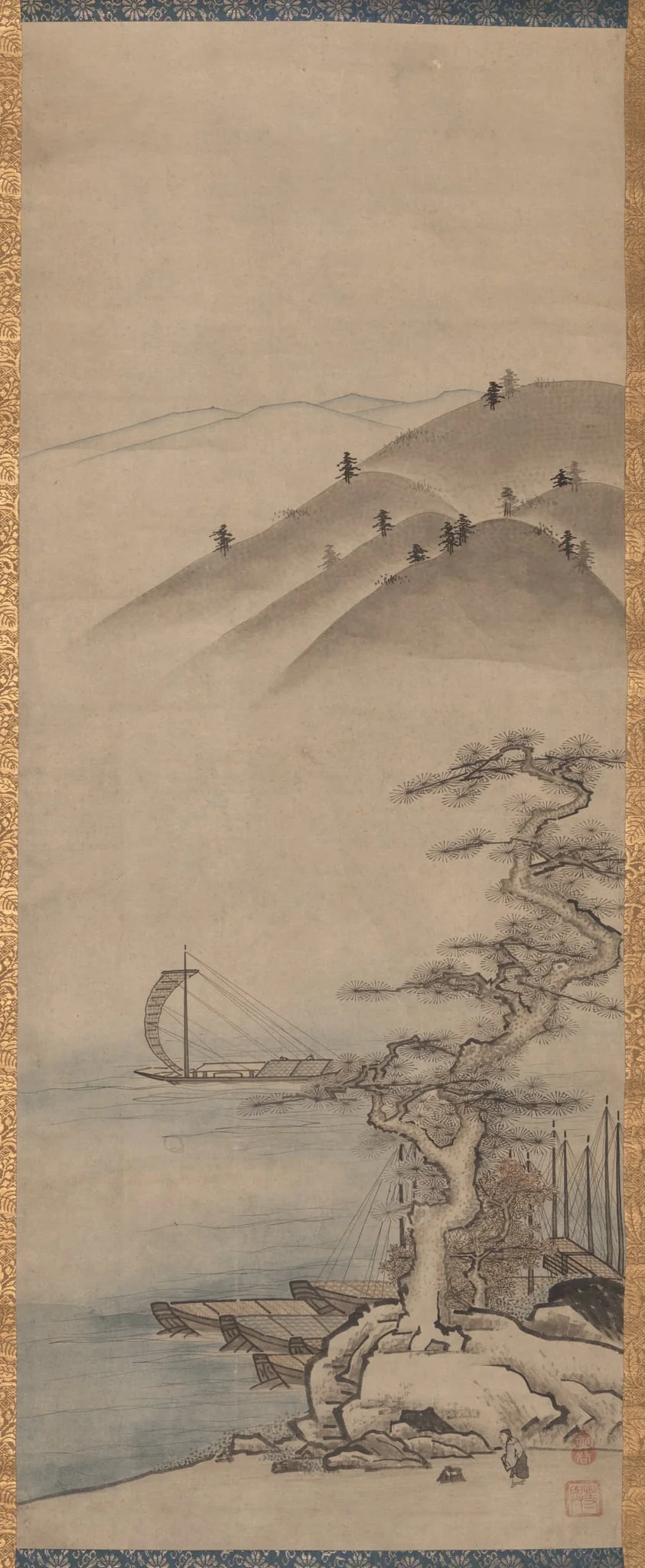 Landscapes (one of a pair)