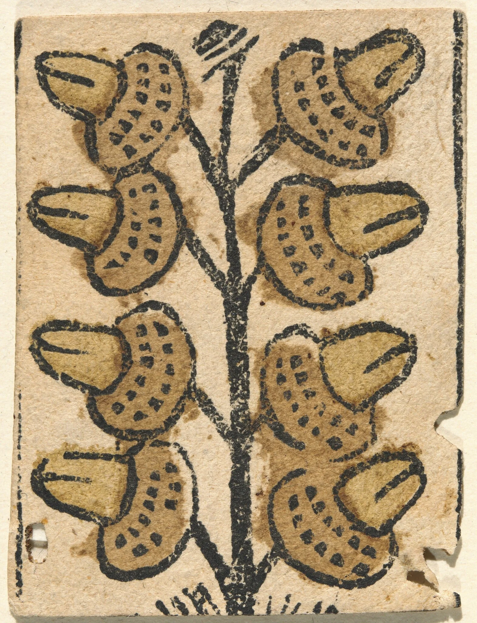 Playing Card, by German 15th Century, ink, 1401
