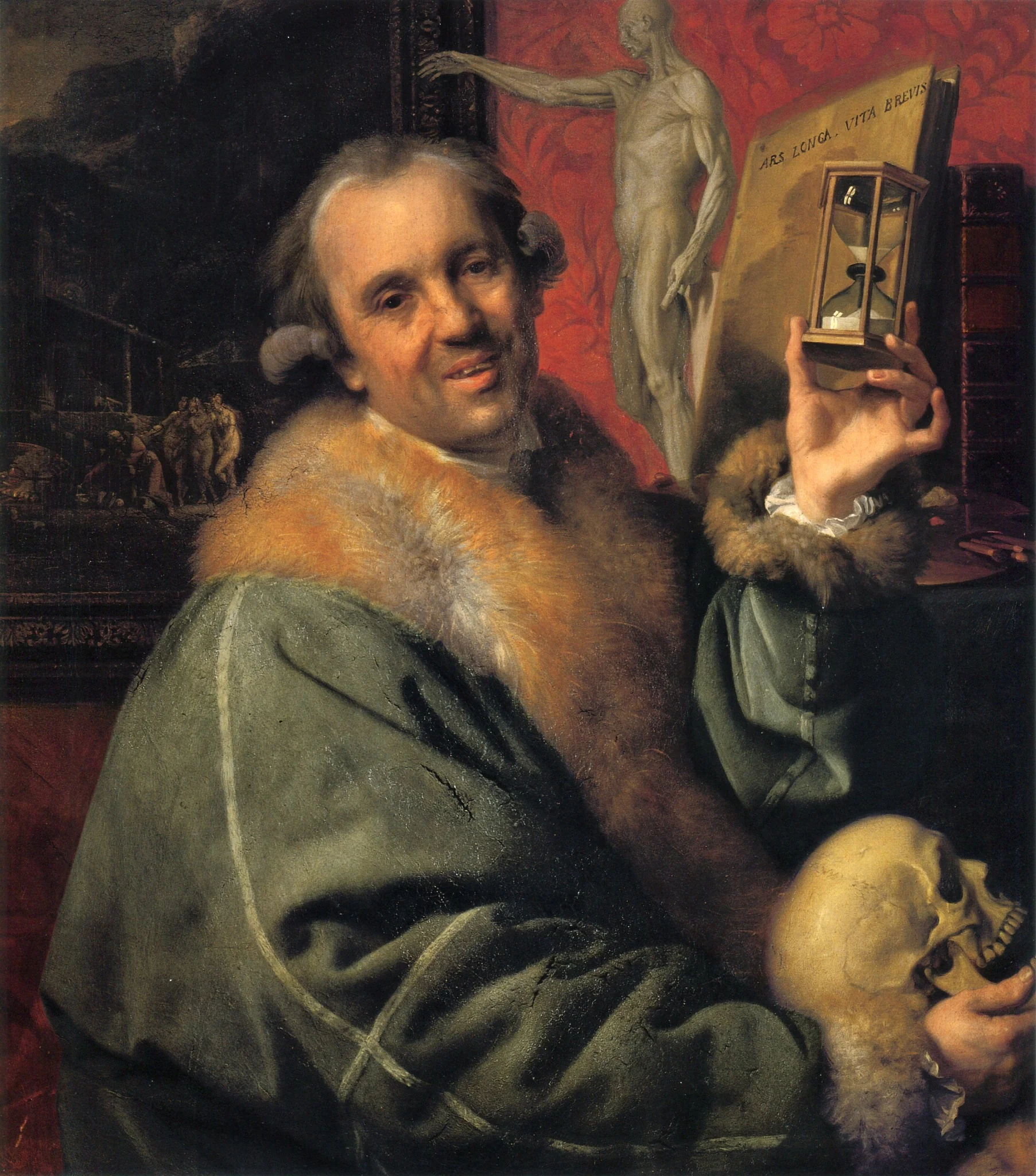 Self-portrait, by Johann Zoffany, oil, 1788