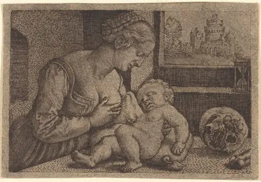 Madonna with Skull
