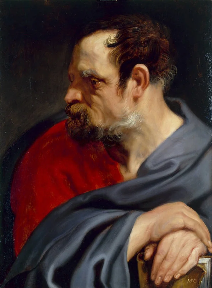 The Apostle Matthew, by Anthony van Dyck, oil, 1619