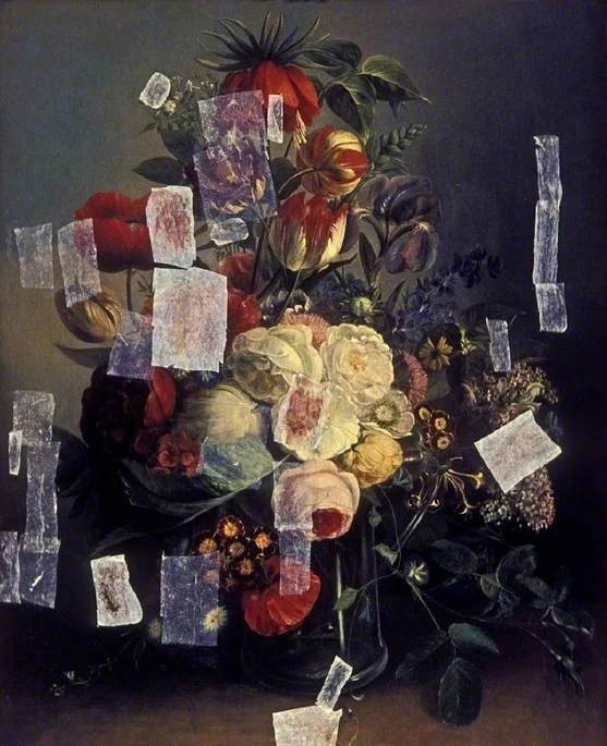 Jug of flowers, by Franz Xaver Petter, oil, 1838