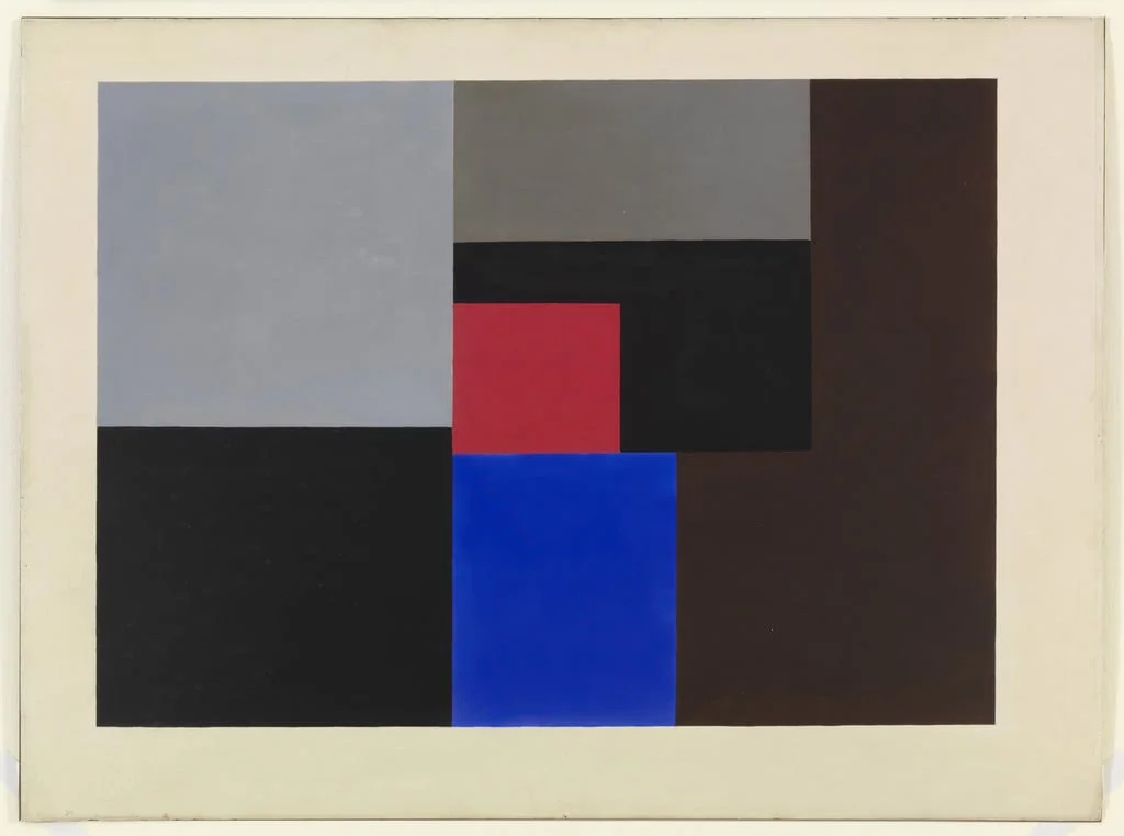 Untitled, by Ben Nicholson, gouache, 1936