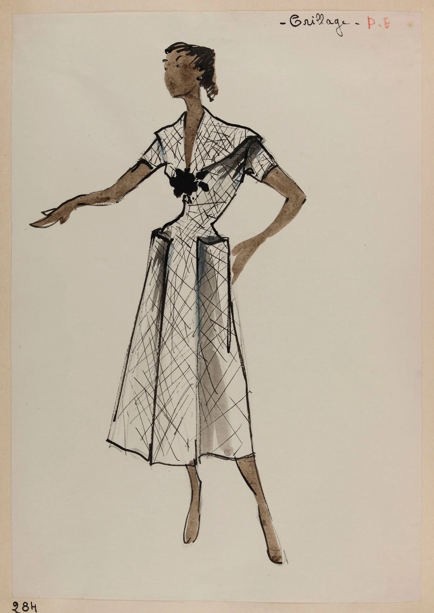 Grillage, by Carven, 1952