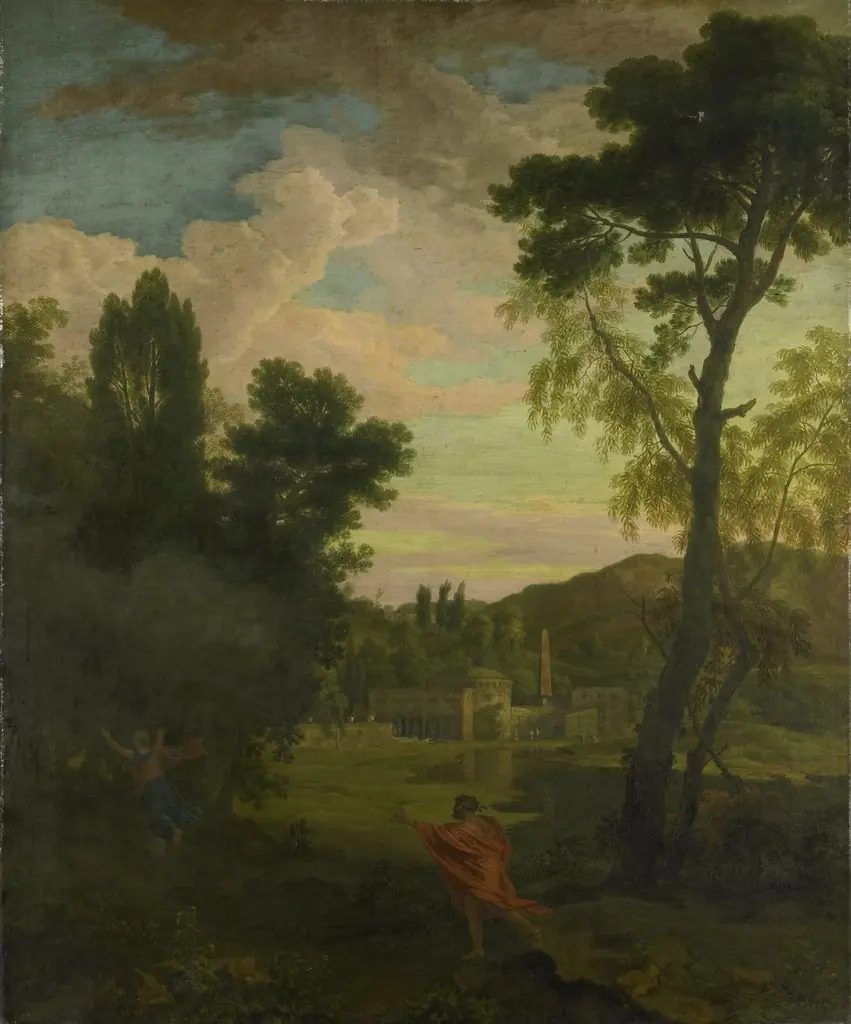 Arcadian landscape with Jupiter and Io