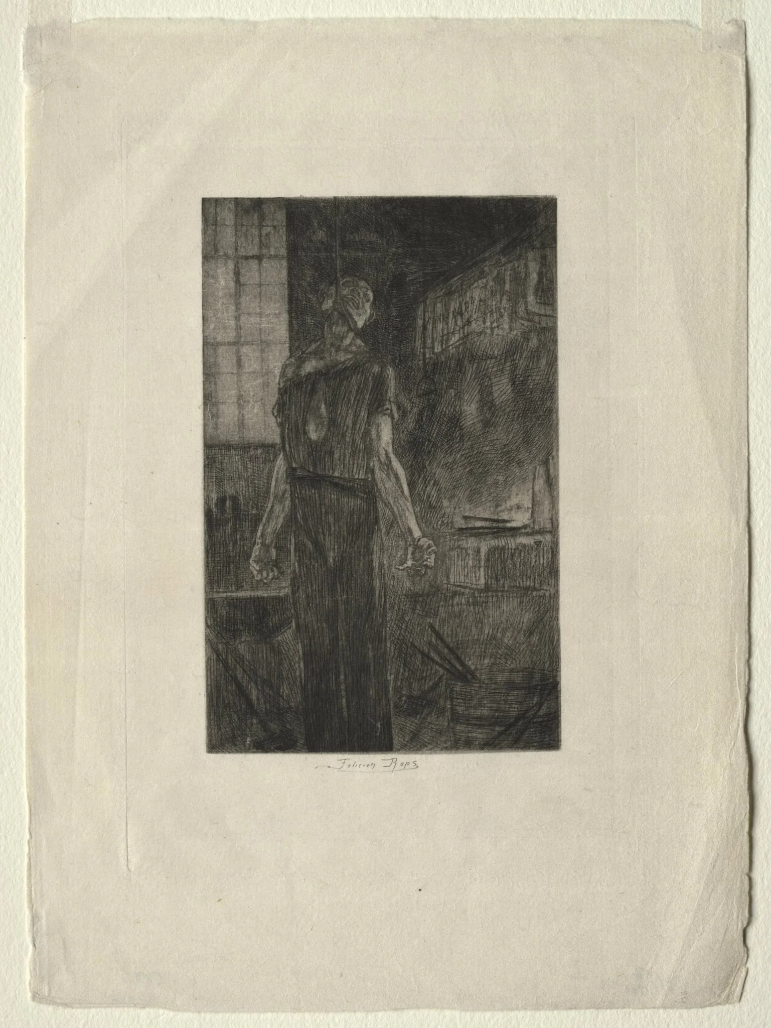 The Hanging of Levallois-Perret, by Félicien Rops, 1880
