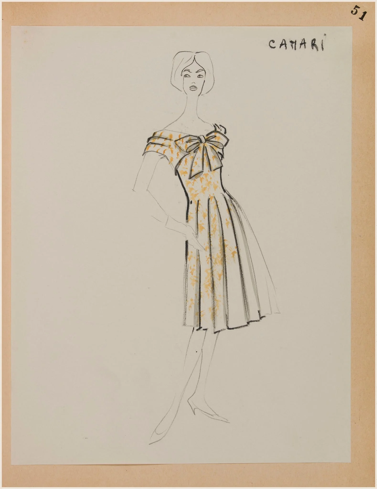 Canari, by Marie-Louise Carven, 1958