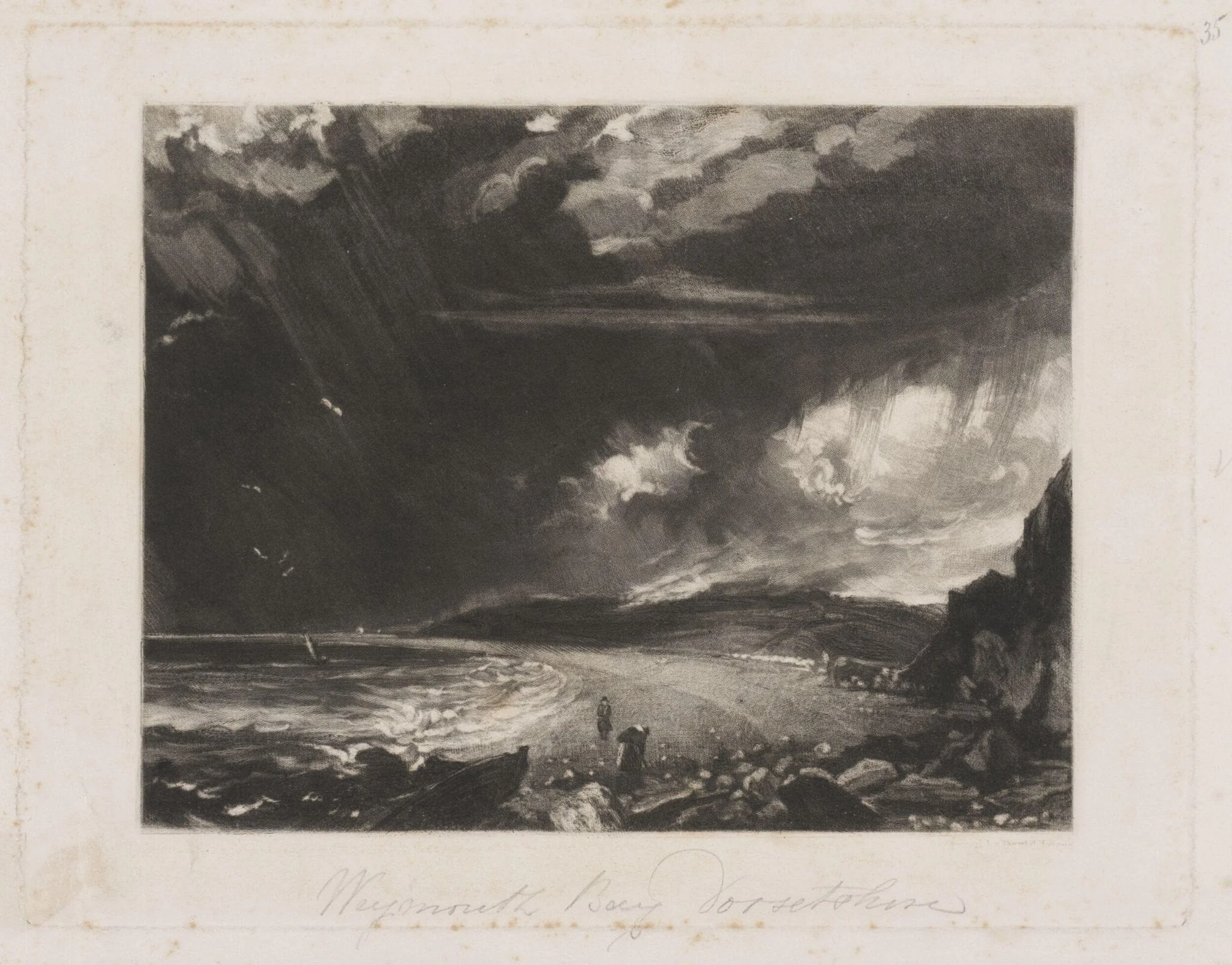 Weymouth Bay, by John Constable, 1850