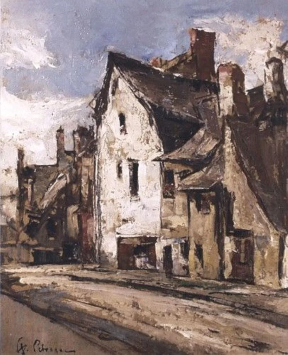 Case la Vitre, by Gheorghe Petrașcu, unspecified, 1921