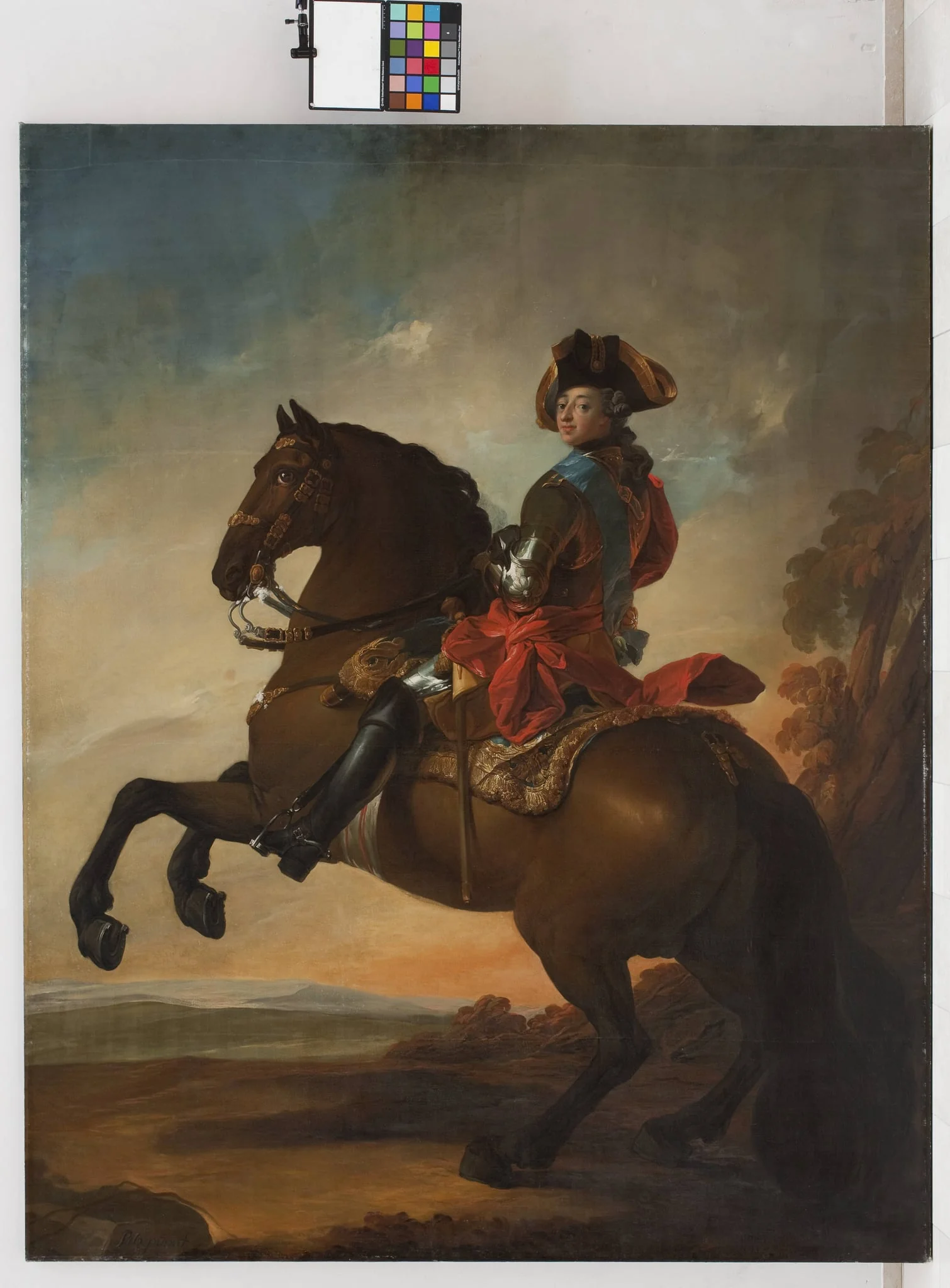 Frederik V on Horseback, by Unknown, 1754