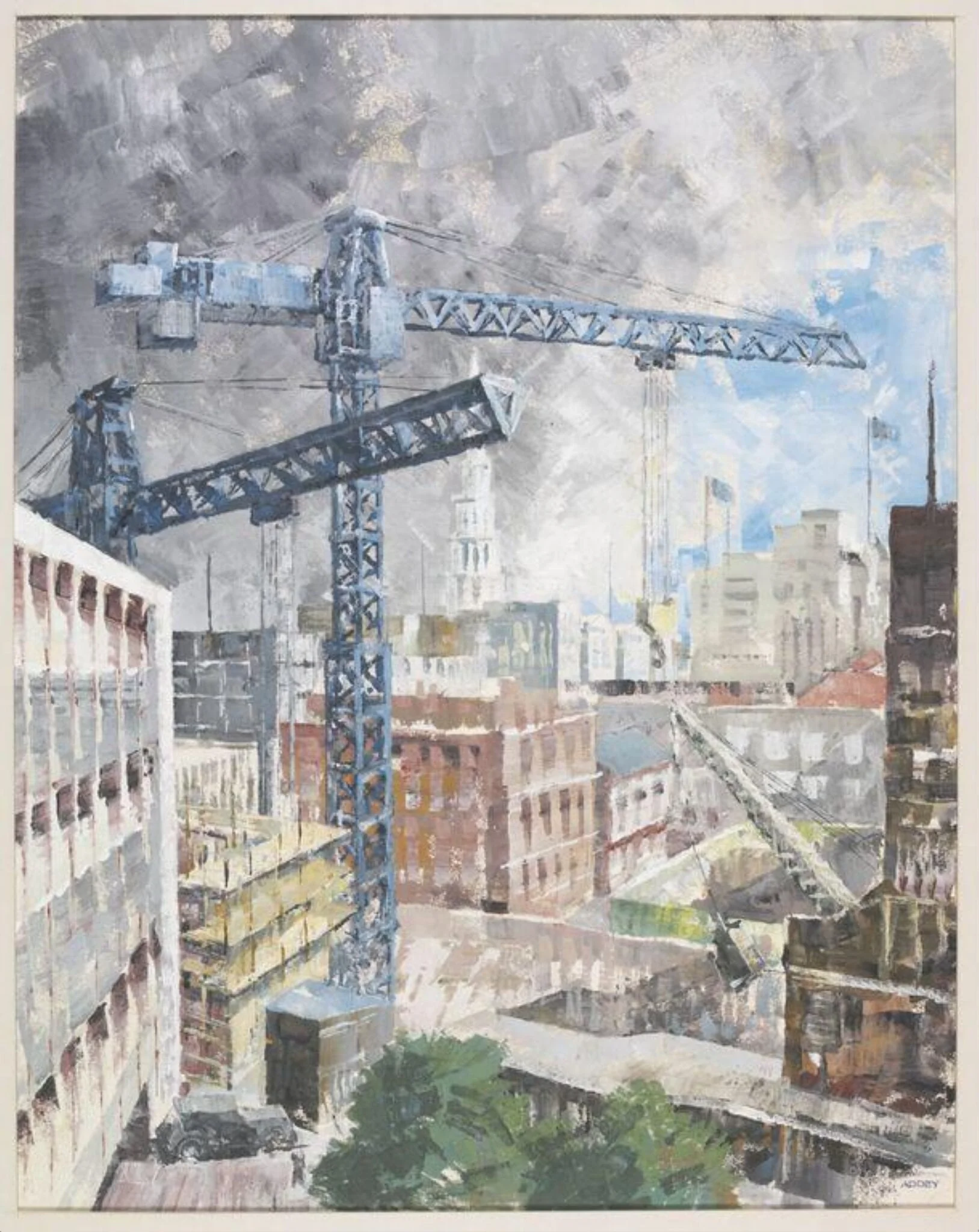 Cranes in a City