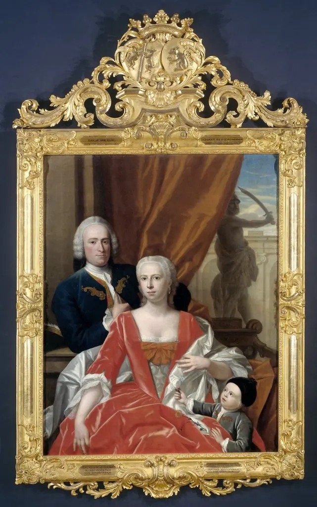 Berend van Iddekinge with his Wife and their Son
