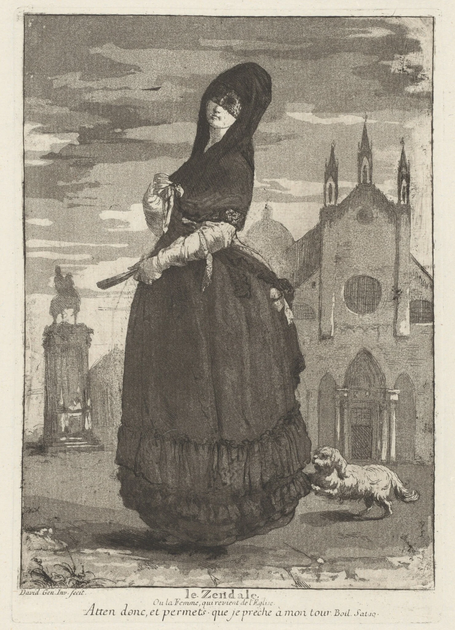 Le Zendale (Woman in a Hood, or the Woman Returning from Church)