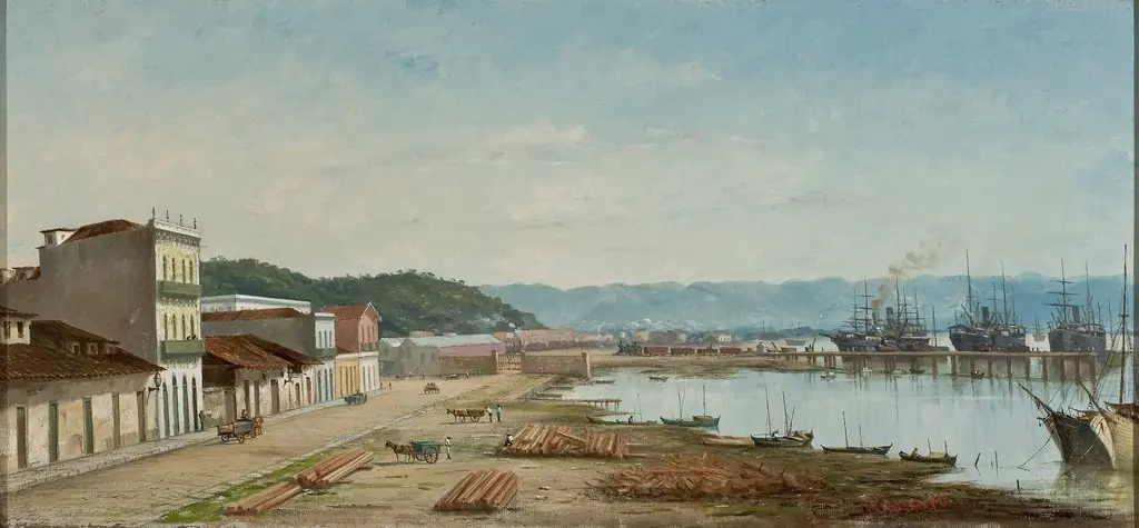 The Ramp of Porto do Bispo in Santos