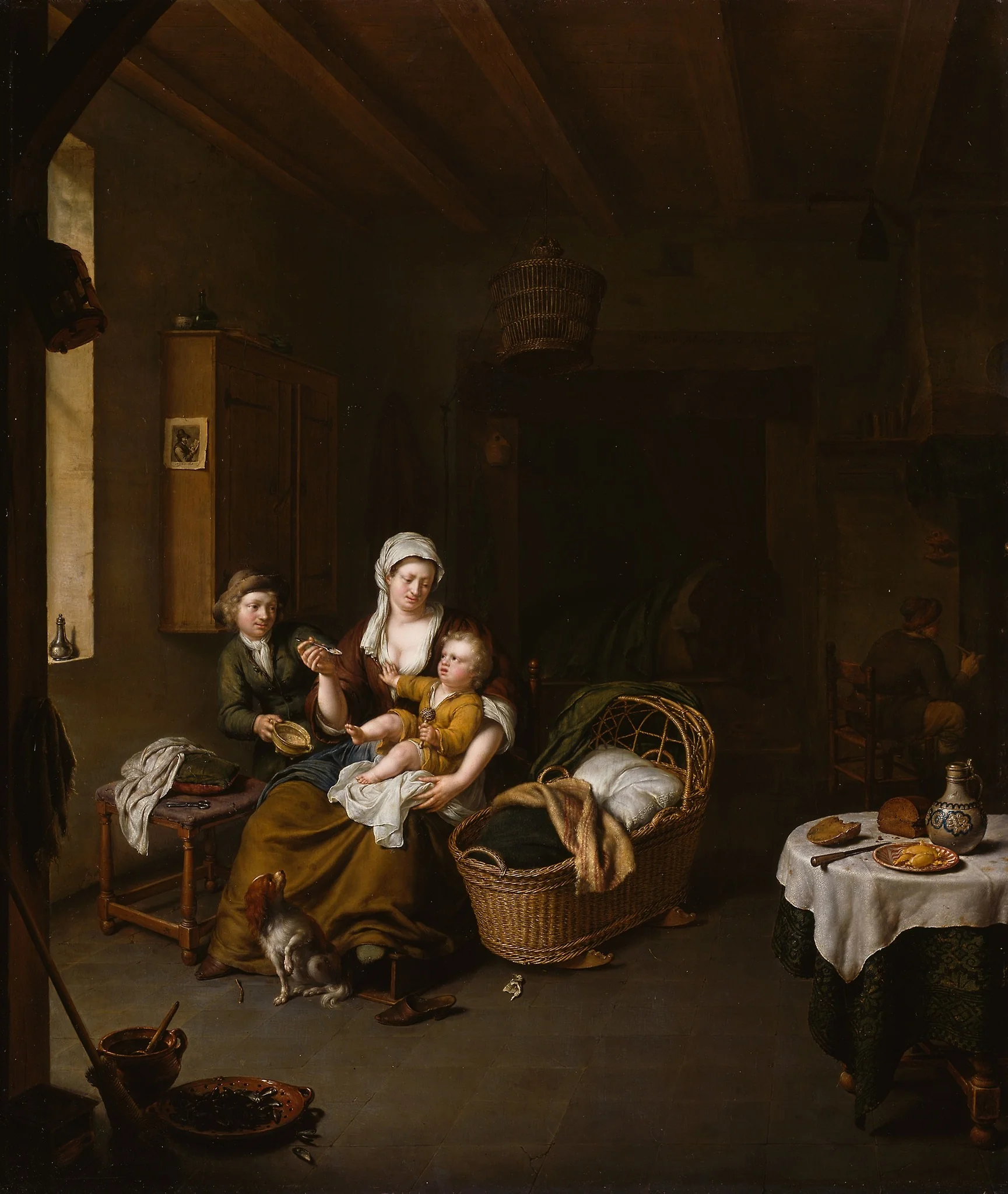 A Mother Feeding her Child (The Happy Mother)