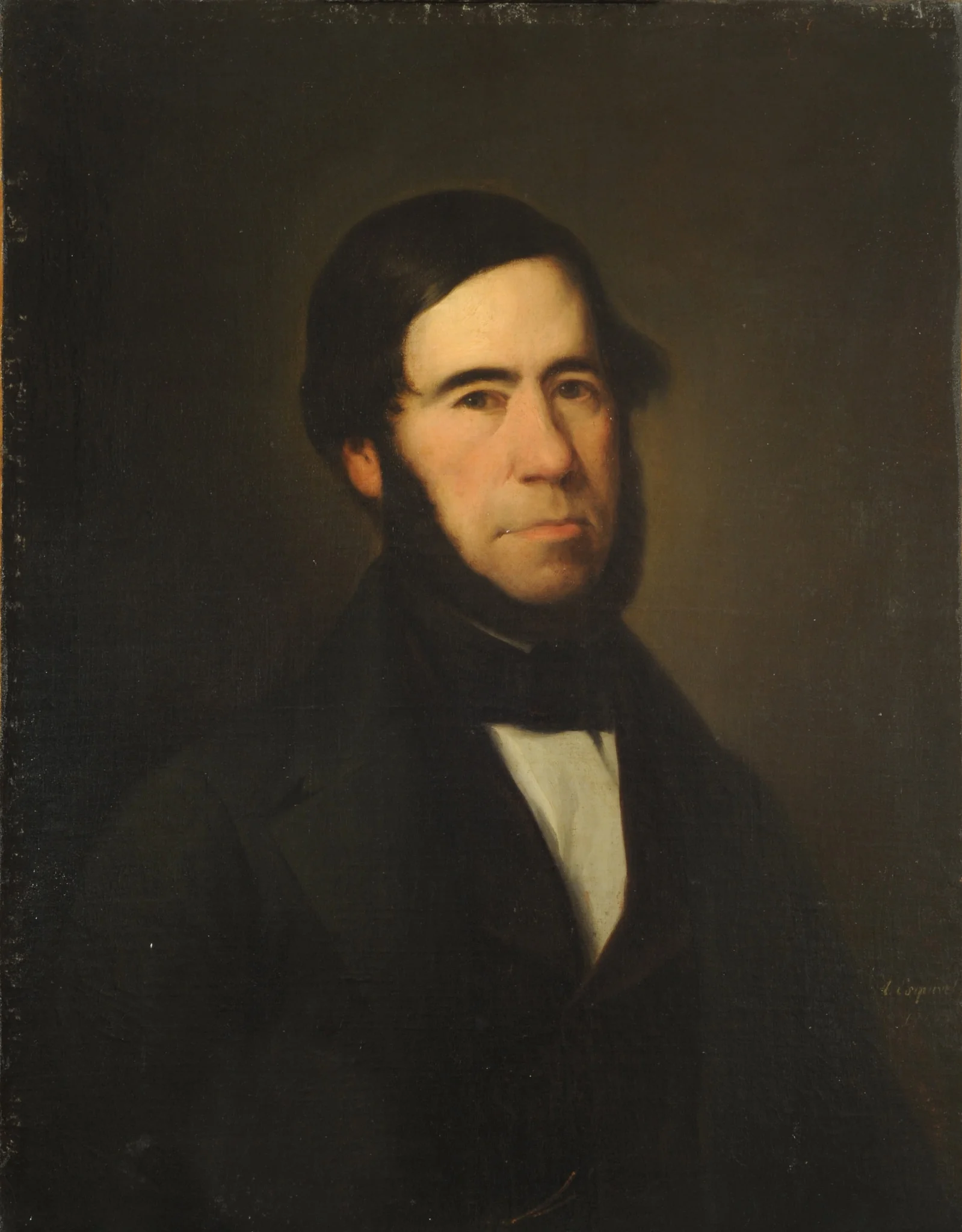 Portrait of Don Manuel José de Guerrico, by Antonio María Esquivel, oil, 1842