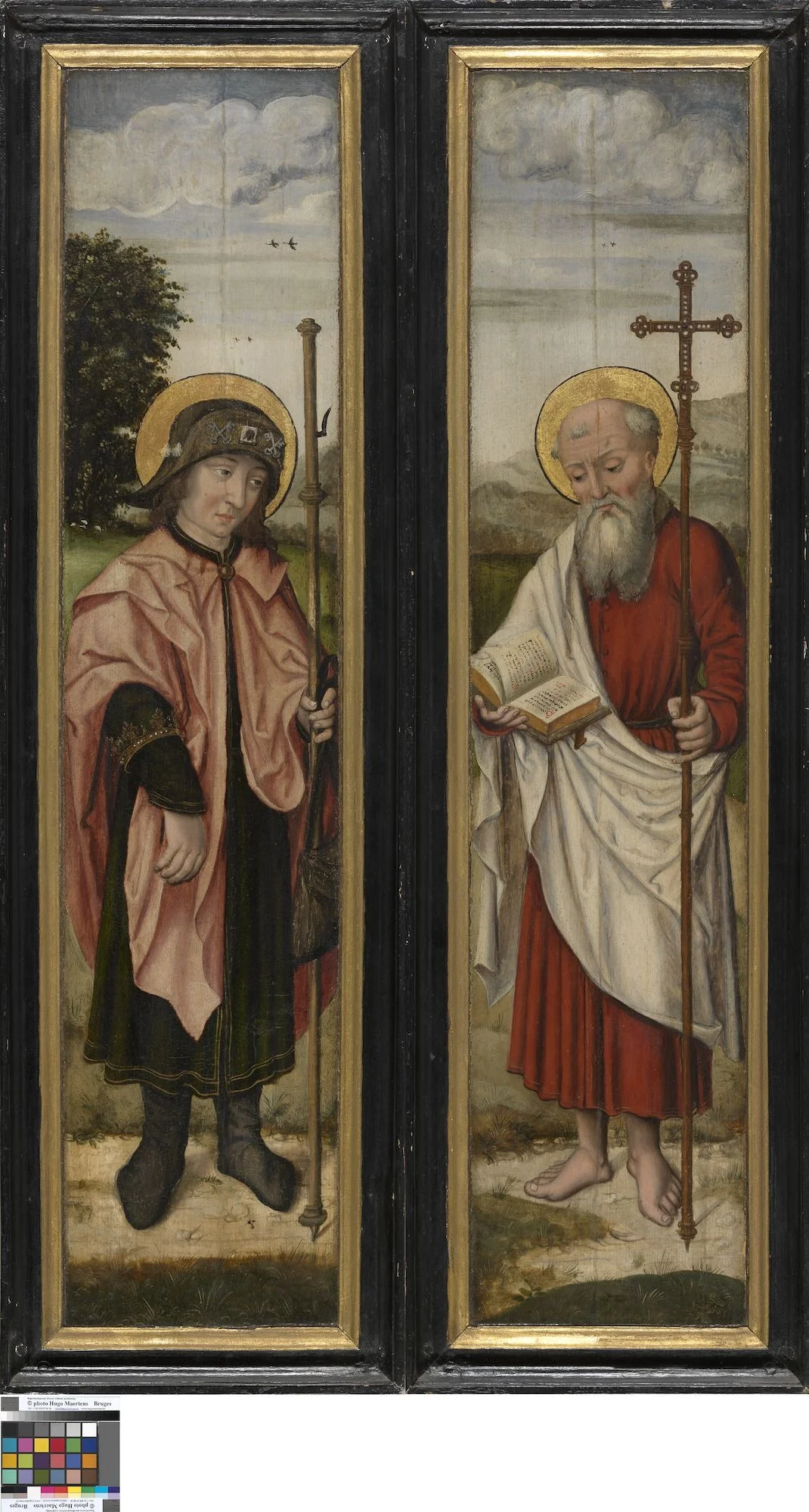 Saints Judoc and Peter, by Unknown, oil, 1540
