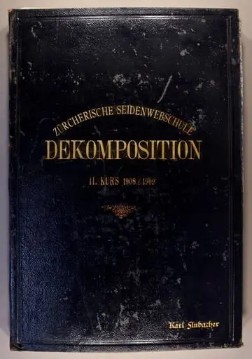 Lehrbuch Zürcherische Seidenwebschule Dekomposition