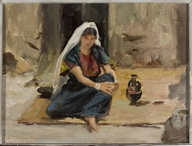 Girl from Jerusalem. From the journey to Palestine