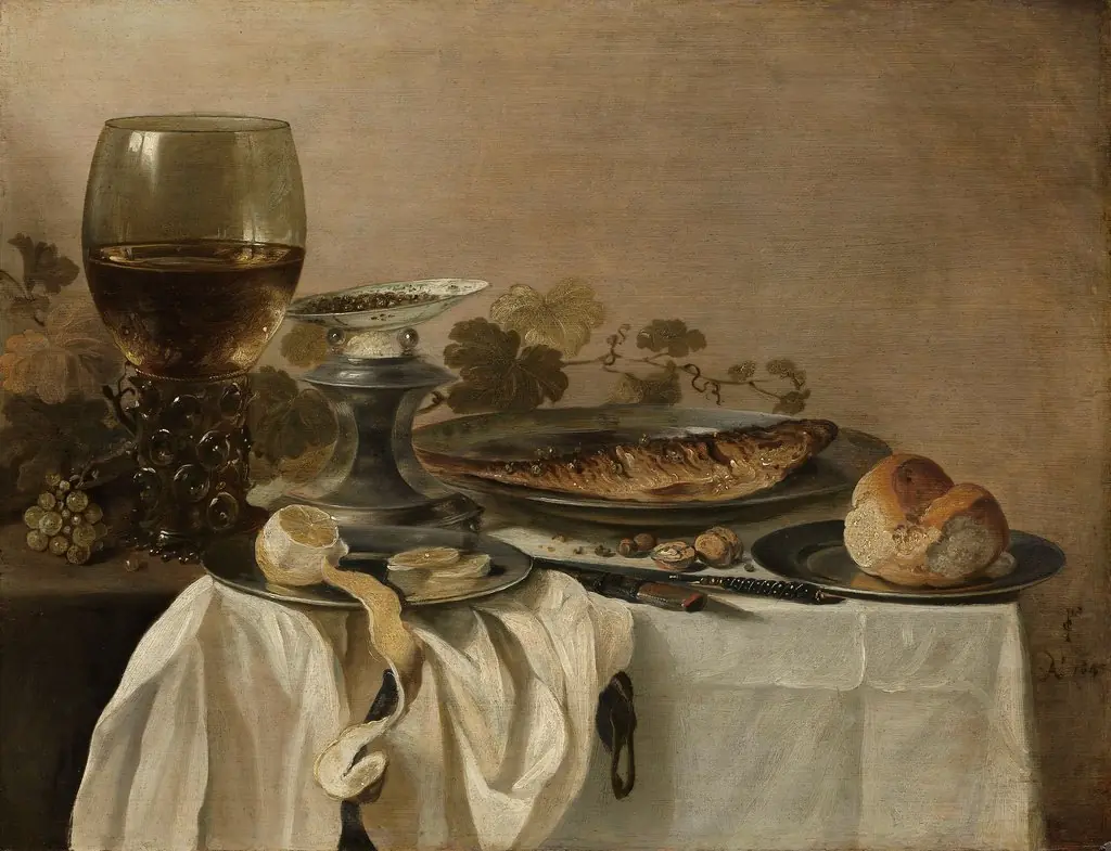 Still life with a fish